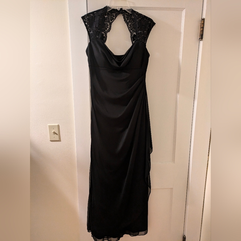 XSCAPE Petite by Joanna Chen Black Formal Dress
